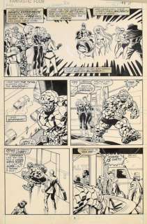 Buscema, John | FANTASTIC FOUR Planche originale Ã  l’encre de chine n°9 du | Cornette de St Cyr