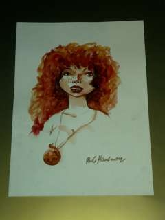 Hausman, René | original drawing  - â€œLes 3 cheveux blancsâ€ (The 3 white hairs)  (Vaïva)  - (1994) | Catawiki