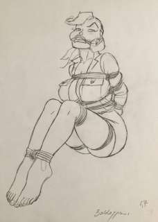 Baldazzini, Roberto - 1 Original page - Bondage Hotel - Pag. 57 | Catawiki