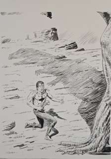 Gallieno Ferri - 1 Original cover - Zagor n. 576 - Scontro di Titani | Catawiki