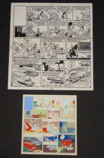 Vandersteen, Willy | Jerom 1  - Het geheim van Brokkelsteen  - original page no. 4 + original colouring  - (1962) | Catawiki