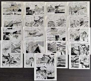 Inconnu - 17 Original page - Dynamic - L’Odyssée des Quatre Amis - 1953 | Catawiki