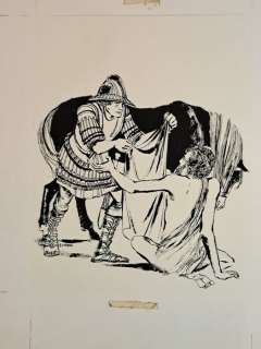 Crepax, Guido - 1 Original drawing - Scena Biblica | Catawiki