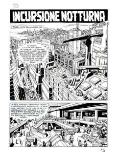 Bonazzi, Germano - 2 Original page - Nathan Never #243 - "Incursione notturna" - 2011 | Catawiki