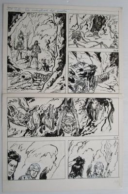 Frank Sels - 1 Original page - Zilverpijl - pagina 20 uit De woonplaats der geesten | Catawiki