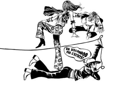 Crepax, Guido - 1 Original drawing - Un disco per l’estate | Catawiki