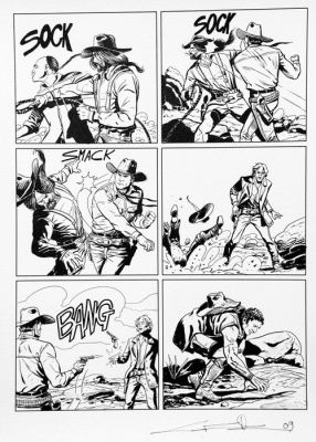 Candita, Giuseppe - 1 Original page - Tex - n. 724 Shaolin/Il monaco guerriero - p. 9 - 2021 | Catawiki
