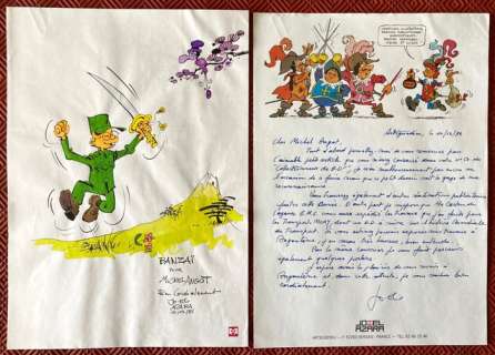 Jo-El Azara - Original colour drawing - Taka Takata - Banzaï - 1986 | Catawiki