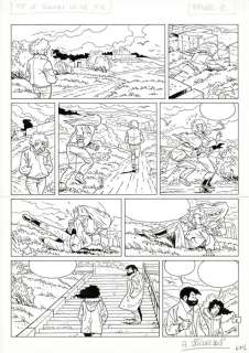 Sikorski, Alain - 1 Original page - Tif et Tondu T42 - L’assassin des trois villes soeurs - 1994 | Catawiki