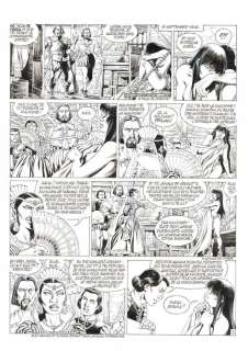 Mitton, Jean-Yves | Original page (p.5)  - Quetzalcoatl 6  - La Noche Triste  - (2005) | Catawiki