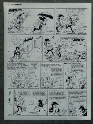 Seron, Pierre - 1 Original page - Les Petits Hommes - T. 50 - page 3 - Eslapion 3 - 2010 | Catawiki