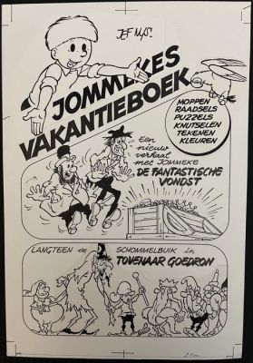 Nys, Jef - 1 Original cover - Jommeke - Vakantieboek - 1985 | Catawiki