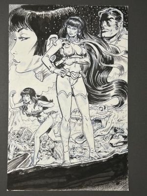 Meugniot, Will - 1 Original page - Vanity - Double sided Pin Up and Vanity Comic Page # 1 page 10 - 1984 | Catawiki