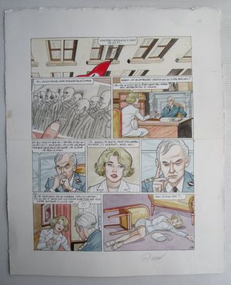 Renaud - 1 Original colour page - D’Encre et de sang - 2014 | Catawiki