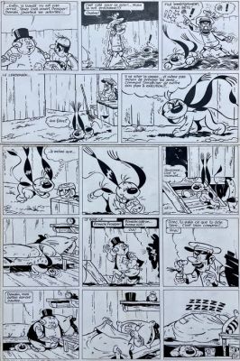 Remacle - 1 Original page - Bobosse - les Evadés de Trifouillis - 1957 | Catawiki