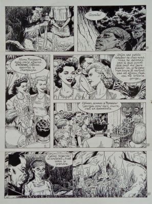 Auclair, Claude - 1 Original page - Le Sang des flamboyants - 1984 | Catawiki