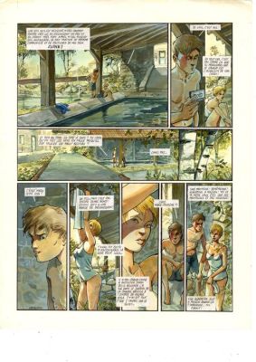 Berlion, Olivier - 1 Original colour page - Lie de vin - 1999 | Catawiki