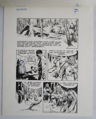 René Follet - 1 Original page - Ivan Zoerin, / Ivan Zourine - Sa première fugue / Leve de Vrijheid (p.7) - 1974 | Catawiki