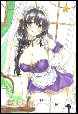 Misakichi - 1 Original colour drawing - Anime pinup | Catawiki
