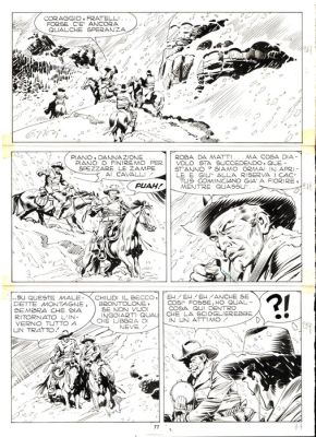 Ticci, Giovanni - 1 Original page - Tex #271 - "Bandoleros!" - 1983 | Catawiki