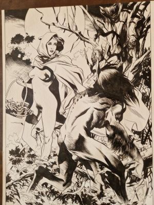 Vargas, Rafael - 1 Original drawing - Vargas - Wild Little Hood - 2019