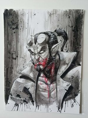 Vinz El Tabanaz - 1 Original colour drawing - Hellboy | Catawiki