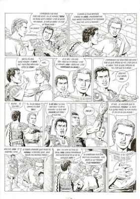 Mitton, Jean-Yves - 1 Original page - Ben Hur - Messala (planche non publiée) - 2008 | Catawiki