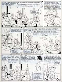 Francq | Largo Winch, planche n°41 Ã  l’encre de Chine de… | Millon