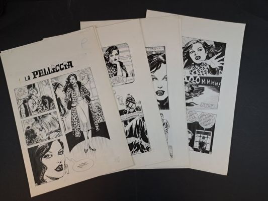 Arduini, Lucia - 12 Original page - La Pelliccia - 1985 | Catawiki