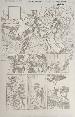 Sergio Dávila (Pencil) Original page - Swords of Sorrow - Swords of Sorrow #4, Page 17 | Catawiki