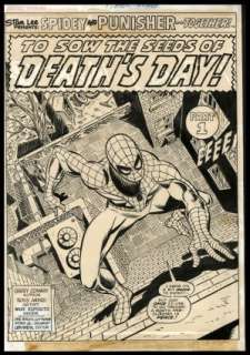 Andru, Ross - GIANT-SIZE SPIDER-MAN #4 Title Splash | ComicConnect