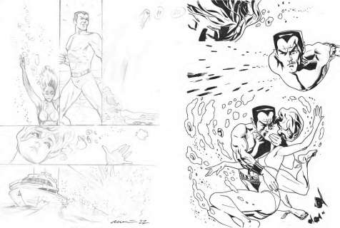 Daniel Acuña - Uncanny X-Men Annual (2009) Pages 19 & 20