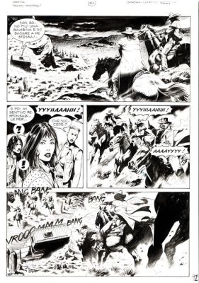 Dotti, Maurizio - 2 Original page - Dampyr #28 - "La banda dei morti viventi" - 2002 | Catawiki