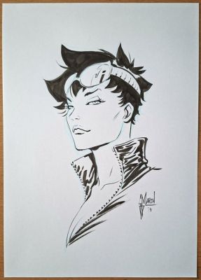 Guillem March - 1 Original drawing - Catwoman - 2014 | Catawiki