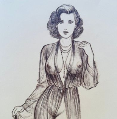 Paturaud, Laurent - 1 Original drawing - In the eyes - 2020 | Catawiki