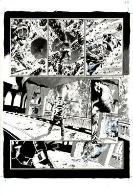 2000AD #2469 p.03 - Dredd Escapes Death! | Comic Book Art Gallery