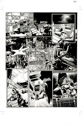 2000AD #2468 p.02 - Great Mega-City One page! | Comic Book Art Gallery