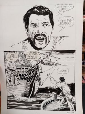 Manara, Milo - 1 Original page - Jolanda de Almaviva - #52 "Il serpente malizioso" - 1973 | Catawiki