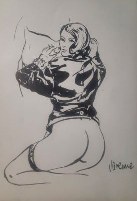 Alex Varenne - 1 Original drawing - Autre - L’art de la Fellation | Catawiki
