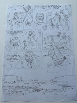 Hermann - 1 Original preliminary page - Duke - 2023 | Catawiki