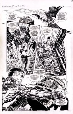 Byrne, John - Generations II #4 p.15 - Cyborg! | Comic Book Art Gallery