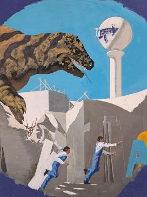 Thole, Karel; Robeson, K. - 1 Original cover - Doc Savage: Il Fantasma che Rideva - 1975