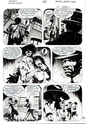 Dotti, Maurizio - 1 Original page - Dampyr #16 - "Delta blues" - 2001