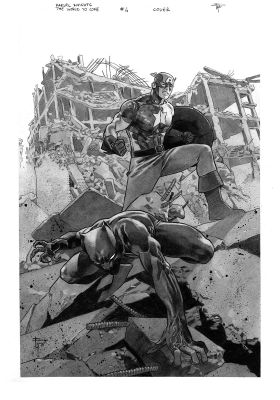 Continue Shopping | MARVEL KNIGHTS THE WORLD TO COME #4 FRANCESCO MOBILI ORIGINAL COVER ART | Scott’s Collectables