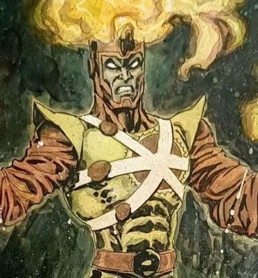 Gary Shipman - 1 Original colour drawing - Firestorm | Catawiki