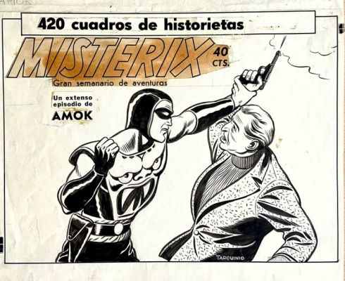 Tarquinio, Sergio - 1 Original cover - Amok - Misterix | Catawiki