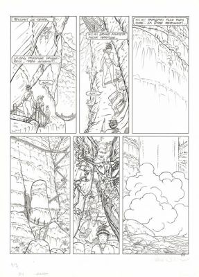 René Sterne | Planche originale 34 - La jungle rouge - Adler | Daniel Maghen