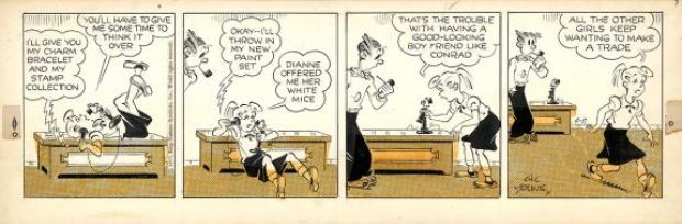 Chic Young | Strip original numéroté 4-10 | Daniel Maghen