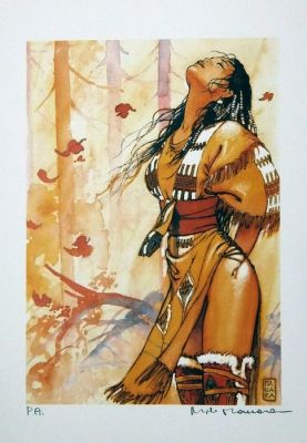 Milo Manara - lito firmata "Estate indiana prima ". - 1 Signed comic - EO - 2018 | Catawiki