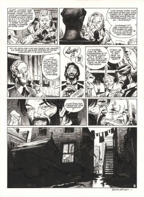 Ralph Meyer | Undertaker, Mister Prairie, Planche originale | Daniel Maghen